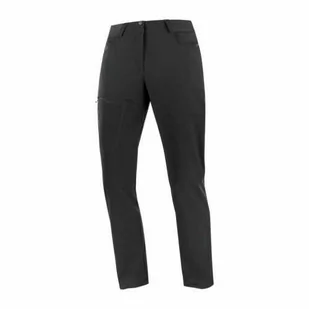 Spodnie Salomon Wayfarer Warm W Deep Black - Spodnie sportowe damskie - miniaturka - grafika 1