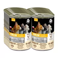 Mokra karma dla psów - PetRepublic karma monoproteinowa z kurczaka dla kota, kawałki w sosie 10x400g - miniaturka - grafika 1
