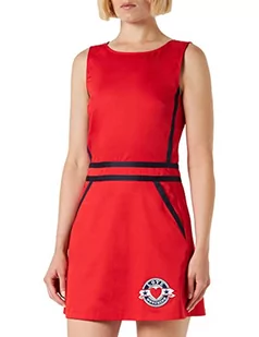 Love Moschino Damska sukienka bez rękawów, czerwona, 42, czerwony, 42 - Sukienki - miniaturka - grafika 1