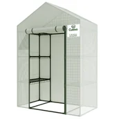 Szklarnie ogrodowe - Szklarnia Ogrodowa Regał 4 Półki 140X73 Biała - miniaturka - grafika 1