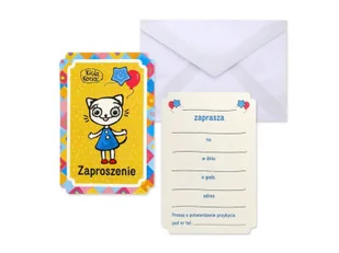 Zaproszenia urodzinowe Kicia Kocia - 6 szt. - Kartki okolicznościowe i zaproszenia - miniaturka - grafika 1