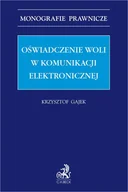 E-booki - prawo - Oświadczenie woli w komunikacji elektronicznej - miniaturka - grafika 1