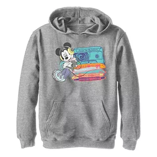 Bluzy dla chłopców - Disney Mickey Tapes chłopięca bluza z kapturem (1 opakowanie), Sportowy wrzos, XL - grafika 1