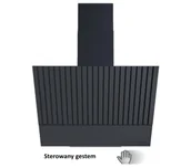 Okapy kuchenne - VDB VI-Vento Gest 60 Czarny - miniaturka - grafika 1