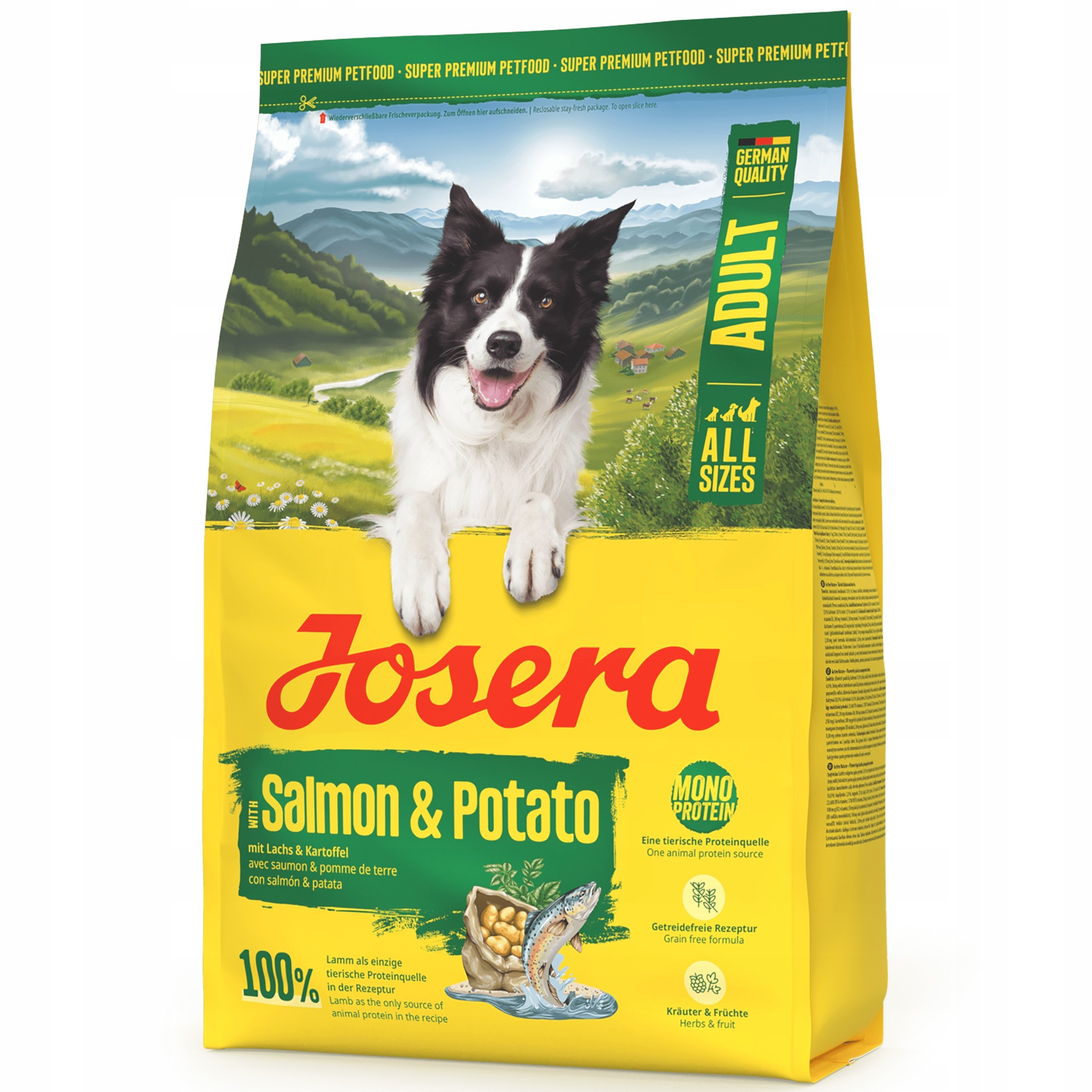 JOSERA Adult Salmon & Potato - sucha karma dla psa - 12,5kg