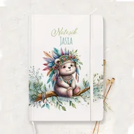 Notesy i bloczki - NOTATNIK z imieniem dziecka indianin - miniaturka - grafika 1