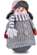 Ozdoby bożonarodzeniowe - Kulisty Bałwanek W Sweterku Ozdoba Na Święta Zimę - miniaturka - grafika 1