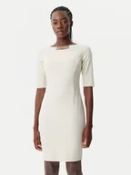 Sukienki - Rinascimento Sukienka koktajlowa CFC0122958003 Beżowy Regular Fit - miniaturka - grafika 1