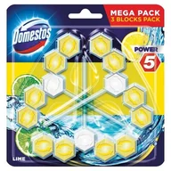 Środki do WC - Domestos KOSTKA TRIO POWER5 LIME 3X55G 9210054 - miniaturka - grafika 1