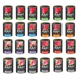 Dolina Noteci (RAFI) RAFI PRZEPIÓRKA Zestaw 24x 400g  od 95zł +DO 3% ZWROTU W PROGRAMIE LOJALNOŚCIOWYM ZEST-RAFI-400-24-PRZ - Mokra karma dla psów - miniaturka - grafika 2