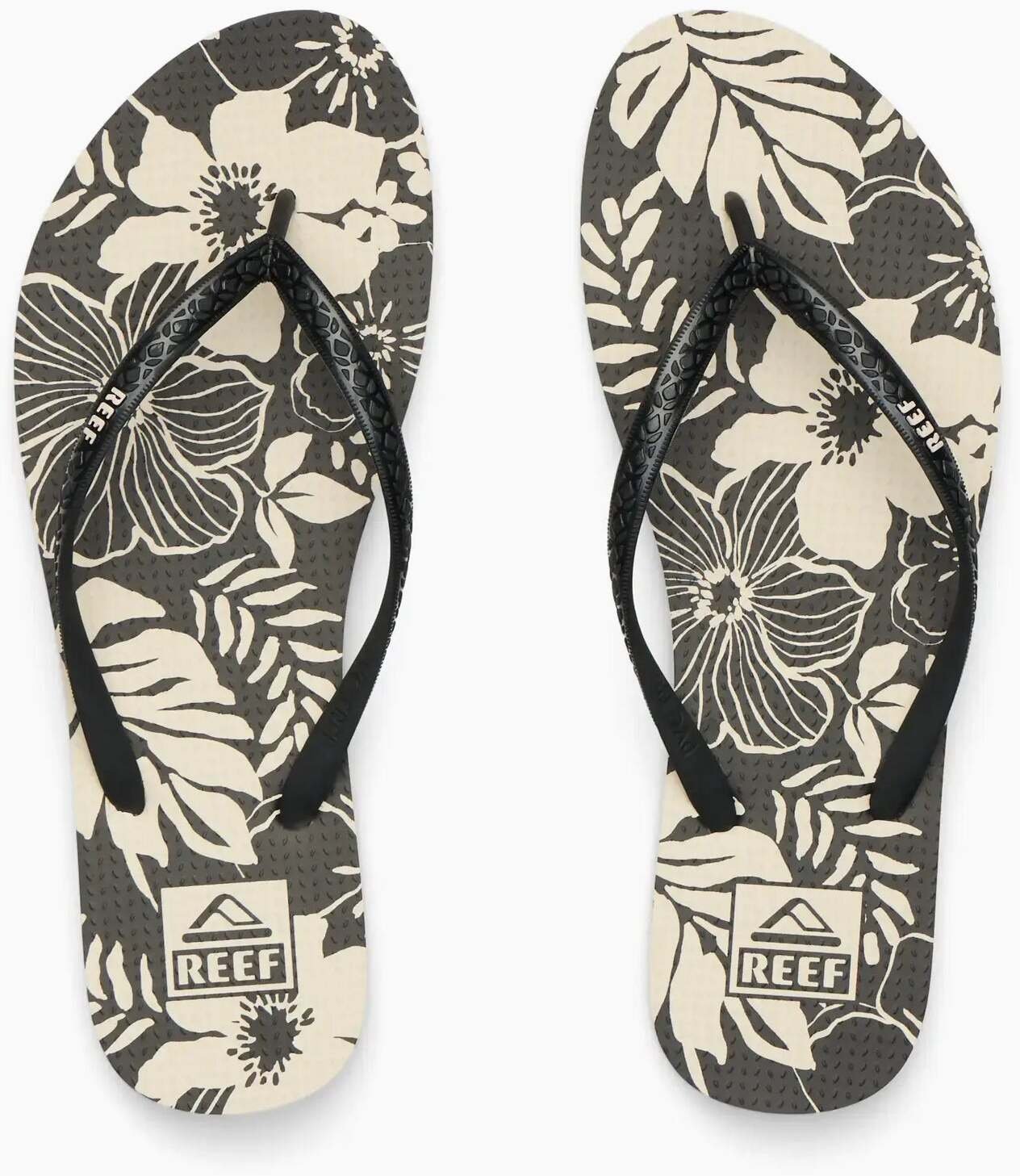 Reef W'S Reef Seaside Prints, black floral, 40 us 9