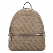 Plecaki - Guess Manhattan Plecak miejski 34 cm latte logo - miniaturka - grafika 1