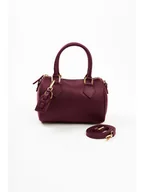 Torebki damskie - Lia Biassoni Skórzana torebka w kolorze fioletowym - 22 x 17 x 13 cm - miniaturka - grafika 1