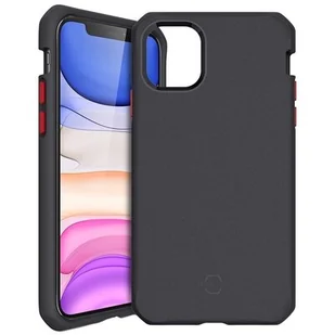 ItSkins Etui Supreme Solid do Apple iPhone 11/XR Czarno-czerwony - Etui i futerały do telefonów - miniaturka - grafika 1