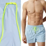 Kąpielówki męskie - KĄPIELÓWKI MĘSKIE Atlantic Szorty Kąpielowe Neonowe Szybkoschnące - M - miniaturka - grafika 1