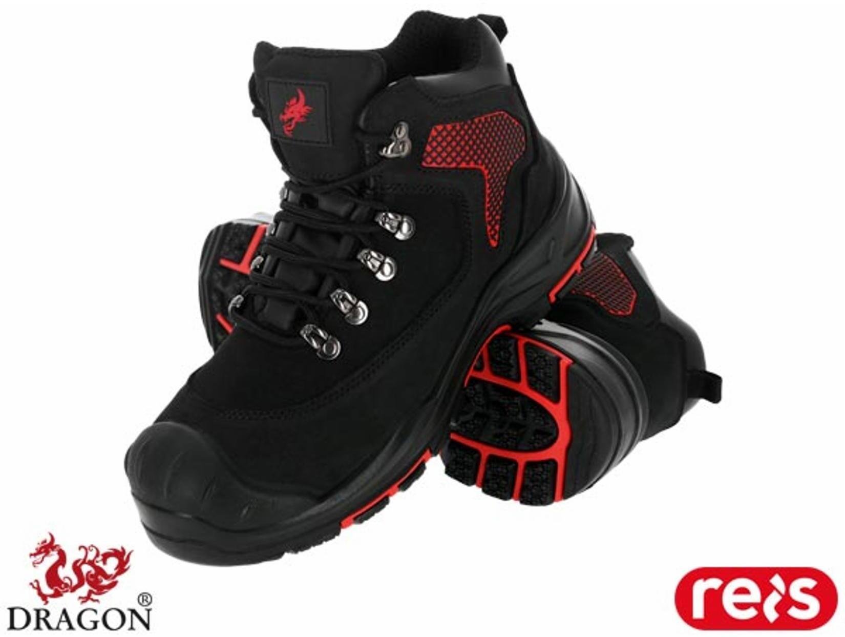 Trzewiki męskie bezpieczne skóra nubuk z TPU sznurowane podeszwa antypoślizgowa olejoodporna antyelektrostatyczna poliuretan guma podnosek wkładka gorące podłoże MEFISTO S3L SR FO HRO 43