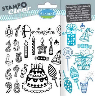 Aladine Stemple silikonowe, urodziny dziecięce - Scrapbooking - miniaturka - grafika 1