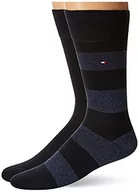 Skarpetki męskie - Tommy Hilfiger Skarpety (zestaw 2 sztuk) Męskie, Niebieski (Midnight Blue), 39-42 EU - miniaturka - grafika 1