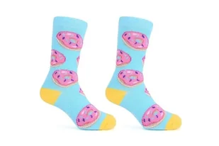 Dziewczęce skarpetki Be Crazy niebieskie Be Snazzy r.12/14 - Moda i Uroda OUTLET - miniaturka - grafika 1