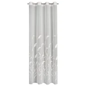 Firany - Firana na przelotkach Abbie 140 x 250 cm kremowa - miniaturka - grafika 1