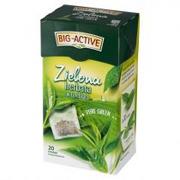 Herbata - Big-Active Pure Green Herbata zielona 20 x 1,5 g - miniaturka - grafika 1