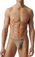 Majtki męskie - SLIPY MĘSKIE TANGA ATLANTIC MODAL MP1587 BEŻOWE XXL - miniaturka - grafika 1