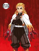 Koce i narzuty dla dzieci - Koc Demon Slayer DS4306 130x170 cm - miniaturka - grafika 1