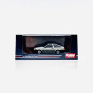 Samochody i pojazdy dla dzieci - Toyota Corolla Levin AE86 3 Door GTV 1983 Silver Hobby Japan 1:64 - miniaturka - grafika 1