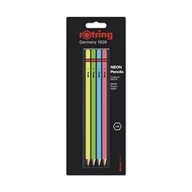 Ołówki - Rotring OLOWEK HB ROT NEON PENCILS B/C OP4SZT 20855-uniw - miniaturka - grafika 1