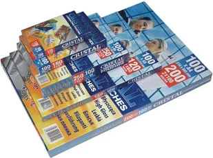ARGO Cristal Folia laminacyjna błyszcząca 60x95 mm 80 mikronów / 100szt 32608 - Folie do laminatora - miniaturka - grafika 1