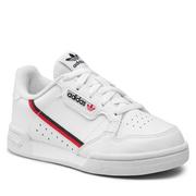 Buty dla dziewczynek - Adidas Buty Continental 80 C G28215 Ftwwht/Scarle/Conavy - miniaturka - grafika 1