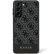 Etui i futerały do telefonów - Guess GUHCS23MG4GLGR S23+ S916 czarny/black hardcase 4G Stripe Collection - miniaturka - grafika 1