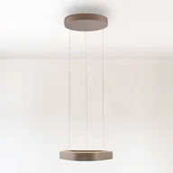 Lampy sufitowe - Paul Neuhaus Lampa wisząca Q-Stretto, możliwość ściemniania, brązowy / mosiężny, salon / jadalnia, metal, nowoczesny - miniaturka - grafika 1