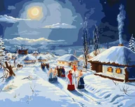 Malowanie po numerach - Malowanie po numerach - Kolędy świąteczne40x50cm - miniaturka - grafika 1