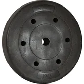 Obciążenia - Victoria Sport Victoria Sport OBCIĄŻENIE BETONOWE 10 KG EB FIT FI30 kolor czarny - miniaturka - grafika 1