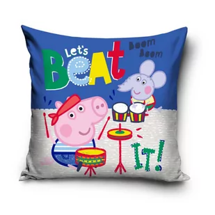 Poszewka 40X40 Dziecięca Licencyjna Nr 955 Świnka Peppa - Pościel dla dzieci - miniaturka - grafika 1