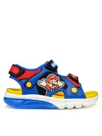 Buty dla chłopców - Geox Sandały J Ciberdron B J55MXD 1454 C0833 M Niebieski - miniaturka - grafika 1