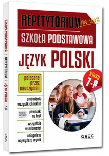 Greg Repetytorium - szkoła podstawowa. Język polski, klasy 7-8 praca zbiorowa - Podręczniki dla szkół podstawowych - miniaturka - grafika 2