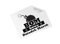 Akcesoria do okularów - Ściereczka do okularów z imieniem na dzień dziadka - 1 szt. - miniaturka - grafika 1