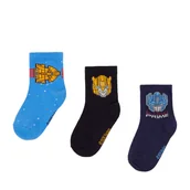 Skarpetki dla dzieci - Skarpety długie TRANSFORMERS CEO-ACCCS-SS26-234TF(3-PACK) Kolorowy - miniaturka - grafika 1