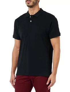 Koszulki męskie - Pepe Jeans Męska koszulka polo Vincent N, czarny (czarny), M - grafika 1