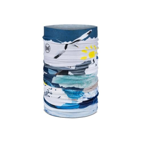 BUFF Komin Coolnet UV Elastyczna, Ochrona UPF50, Lekka, Elastyczna, Materiał Z Recyklingu, Sport, Lato One Size Beżowy
