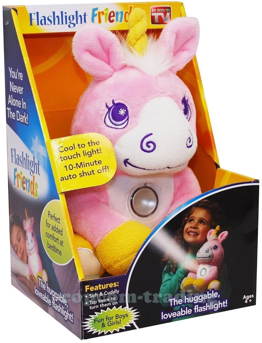 Lampka Nocna Latarka Maskotka 2w1 Konik Jednorożec