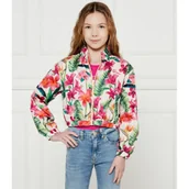 Kurtki i płaszcze dla dziewczynek - Guess Kurtka bomber | Regular Fit - miniaturka - grafika 1