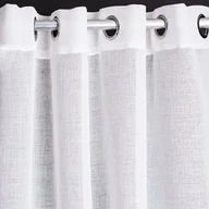 Firany - Firana Stella off white 140 x 270 cm przelotki - miniaturka - grafika 1