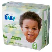 Pieluchy - Carrefour Baby Pieluchy dziecięce 5 Junior 11-25 kg 24 sztuki - miniaturka - grafika 1