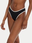 Stroje kąpielowe - Seafolly Dół od bikini Beach Bound 40753-072 Czarny - miniaturka - grafika 1