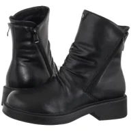 Botki damskie - Botki Czarne A7159-01/00-7 (MA1454-a) Maciejka - miniaturka - grafika 1