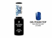 Lakiery hybrydowe - GEL POLISH TOP BLUE NIGHT no wipe 8ml - Victoria Vynn - miniaturka - grafika 1