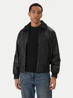 Kurtki męskie - Calvin Klein Jeans Kurtka z imitacji skóry LV04RE403G Czarny Regular Fit - miniaturka - grafika 1